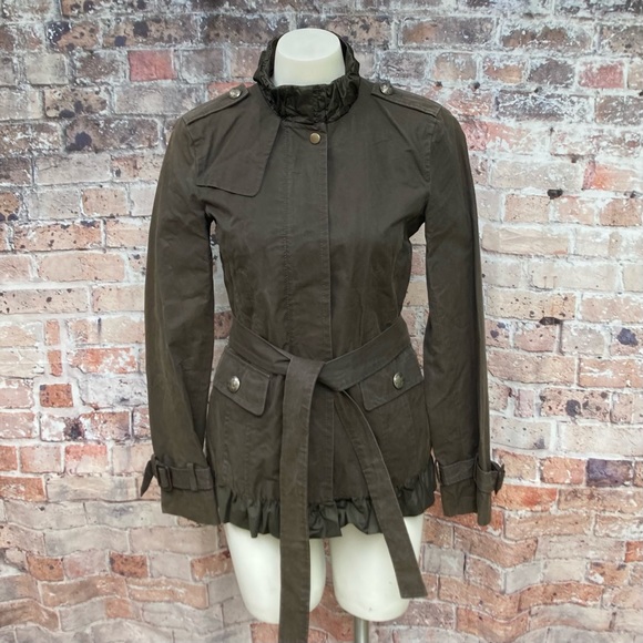 Banana Republic Jackets & Blazers - Banana Republic Dark Olive Green Brown Jacket Sz XS